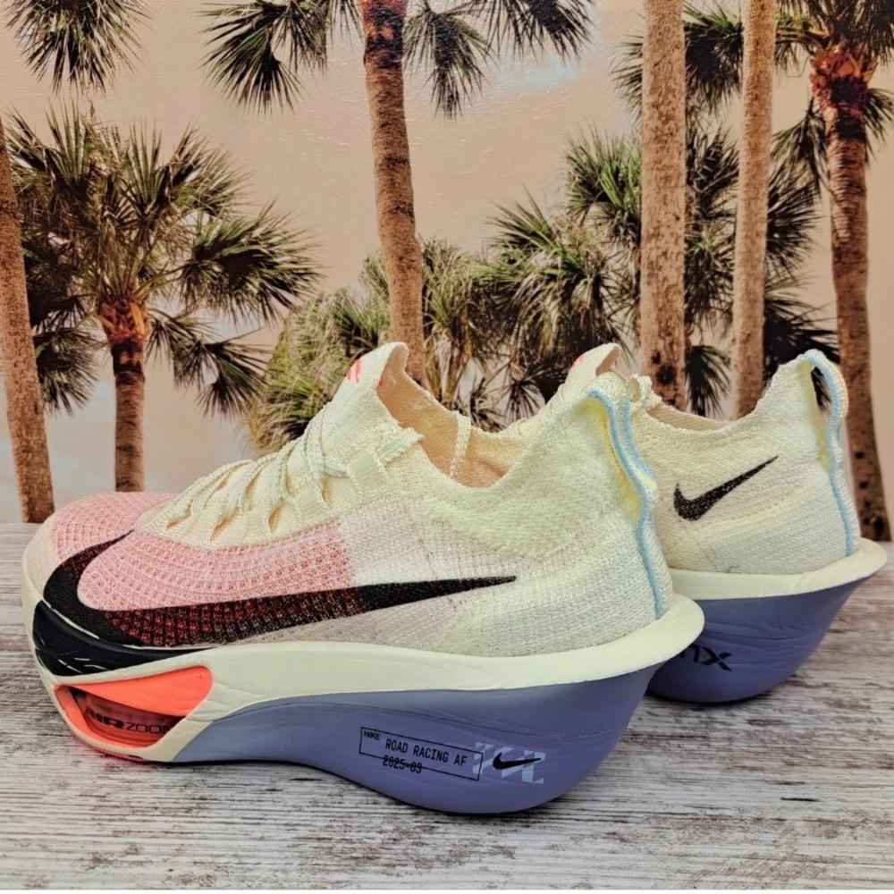 Nike Air Zoom 💅 Alphafly NEXT% 3 Coconut White Shoes FD8315-101 Size 9 NEW - Picture 3 of 14